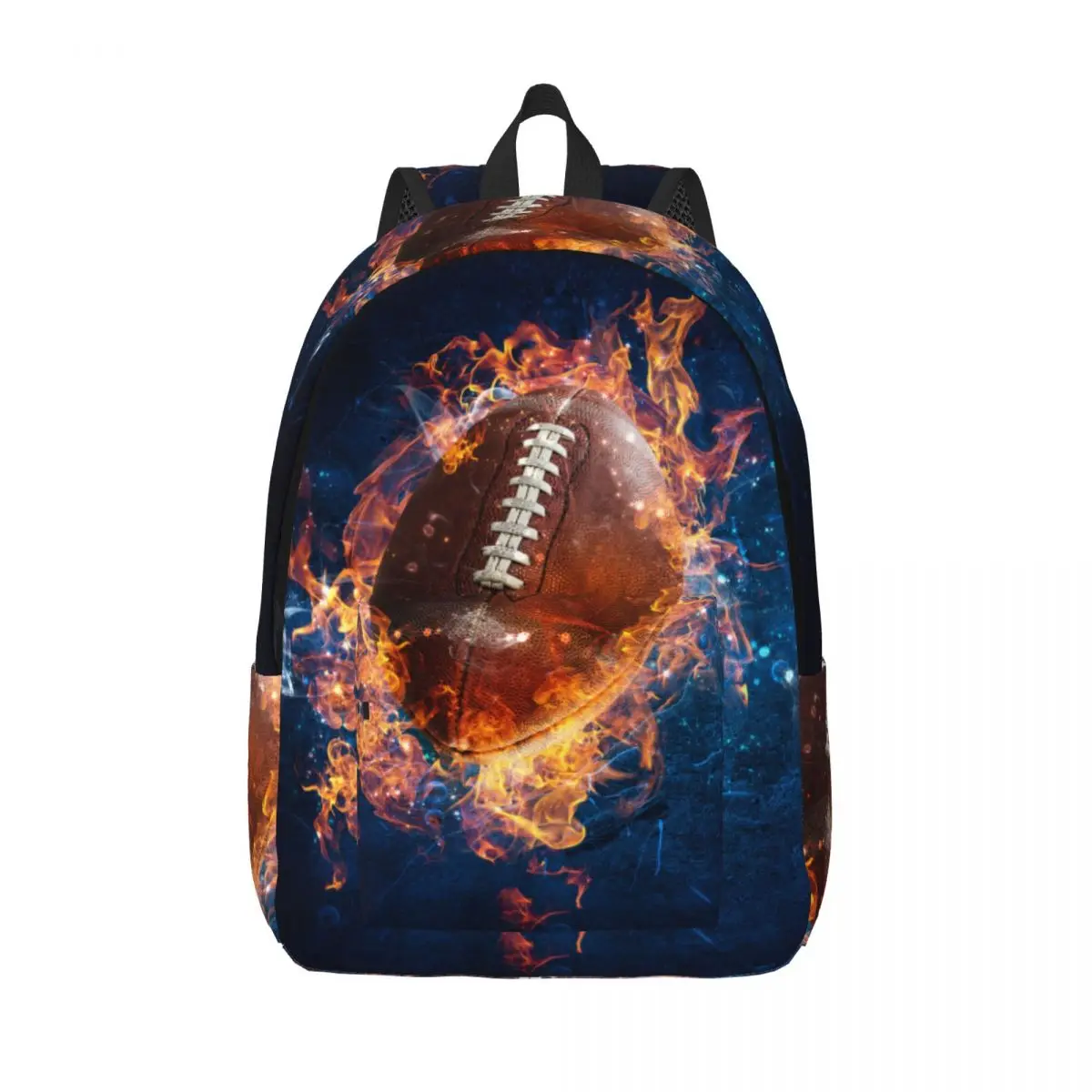 Laptop Backpack Unique American Fire Football School Bag Durable Student Backpack Boy Girl Travel Bag
Laptop Backpack Unique American Fire Football School Bag Durable Student Backpack Boy Girl Travel Bag