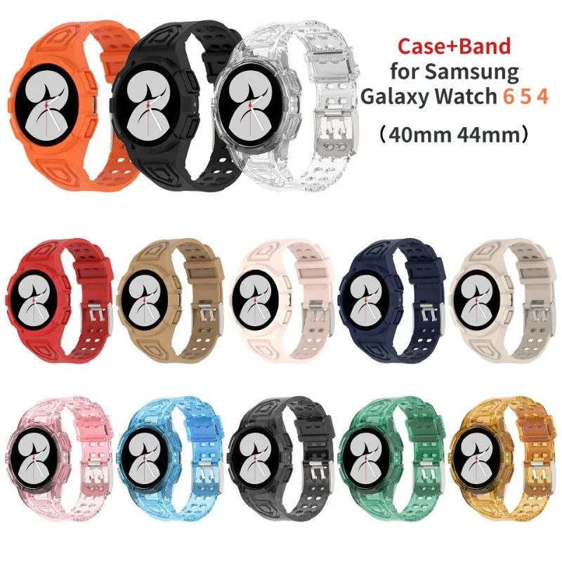 Прозрачный чехол и ремешок для Samsung Galaxy Watch 6 5 4 40 мм 44 мм, ТПУ чехол с ремешком и браслет для Galaxy Watch 4 Classic 46 мм
Прозрачный чехол и ремешок для Samsung Galaxy Watch 6 5 4 40 мм 44 мм, ТПУ чехол с ремешком и браслет для Galaxy Watch 4 Classic 46 мм