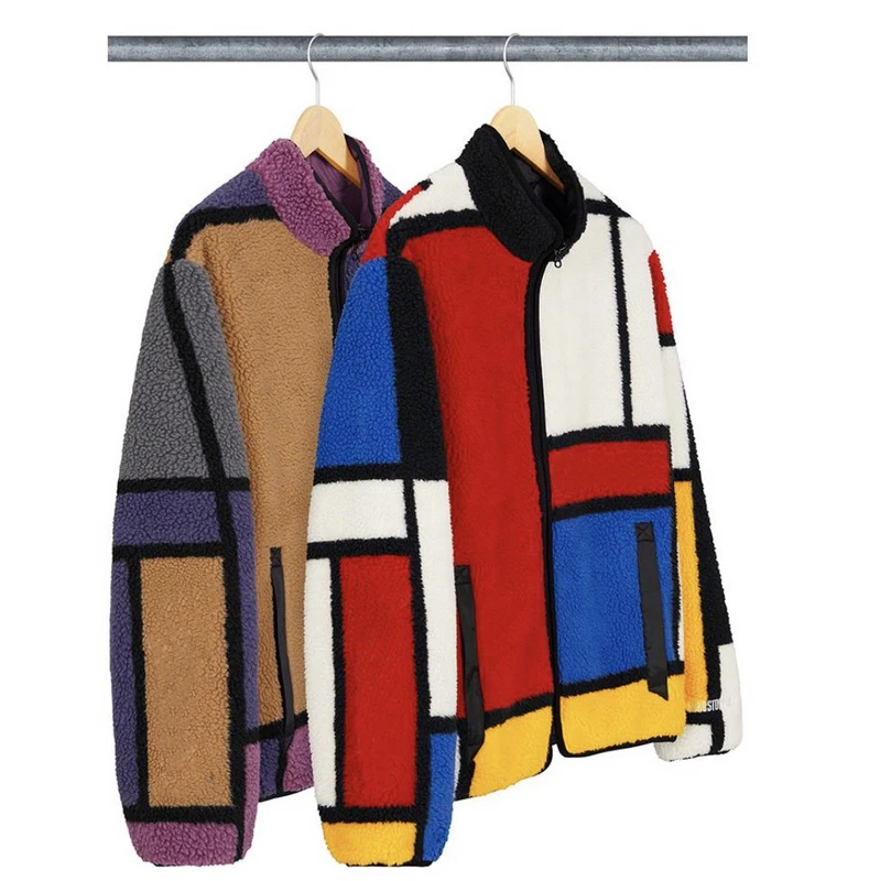 Best Quality Bogo Cashmere Color Blocking Women Men Reversible Jacket Hiphop Style Men Casual Fleece Jacket Coat Fot Winter
Best Quality Bogo Cashmere Color Blocking Women Men Reversible Jacket Hiphop Style Men Casual Fleece Jacket Coat Fot Winter