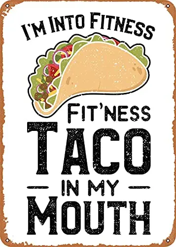 Im Into Fitness Fitness Vintage Look Metal Sign Art Prints Retro Gift 8x12 Inch
Im Into Fitness Fitness Vintage Look Metal Sign Art Prints Retro Gift 8x12 Inch