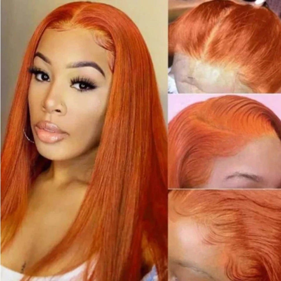 Парик Orange Ginger 13x4 на сетке спереди, цветные женские бразильские волосы Remy 13x6, фронтальные прозрачные парики, застежка T-часть 250%
Парик Orange Ginger 13x4 на сетке спереди, цветные женские бразильские волосы Remy 13x6, фронтальные прозрачные парики, застежка T-часть 250%