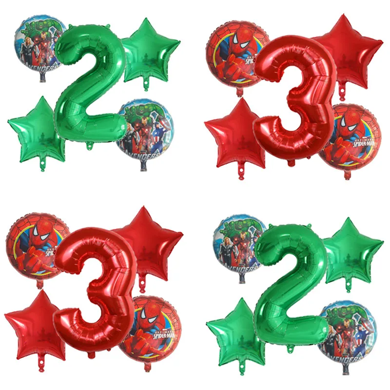 5Pcs Spiderman Digital Balloons Set Avengers Air Globos Marvel Iron Man Children Party Baby Shower Home Decorations Kid Toy Gift
5Pcs Spiderman Digital Balloons Set Avengers Air Globos Marvel Iron Man Children Party Baby Shower Home Decorations Kid Toy Gift
