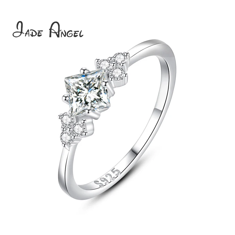 JADE ANGEL 925 Sterling Silver Simple Light Luxury Zircon Diamond Inlaid Ring Exquisite Sweet Jewelry Love Valentine's Day Gifts
JADE ANGEL 925 Sterling Silver Simple Light Luxury Zircon Diamond Inlaid Ring Exquisite Sweet Jewelry Love Valentine's Day Gifts