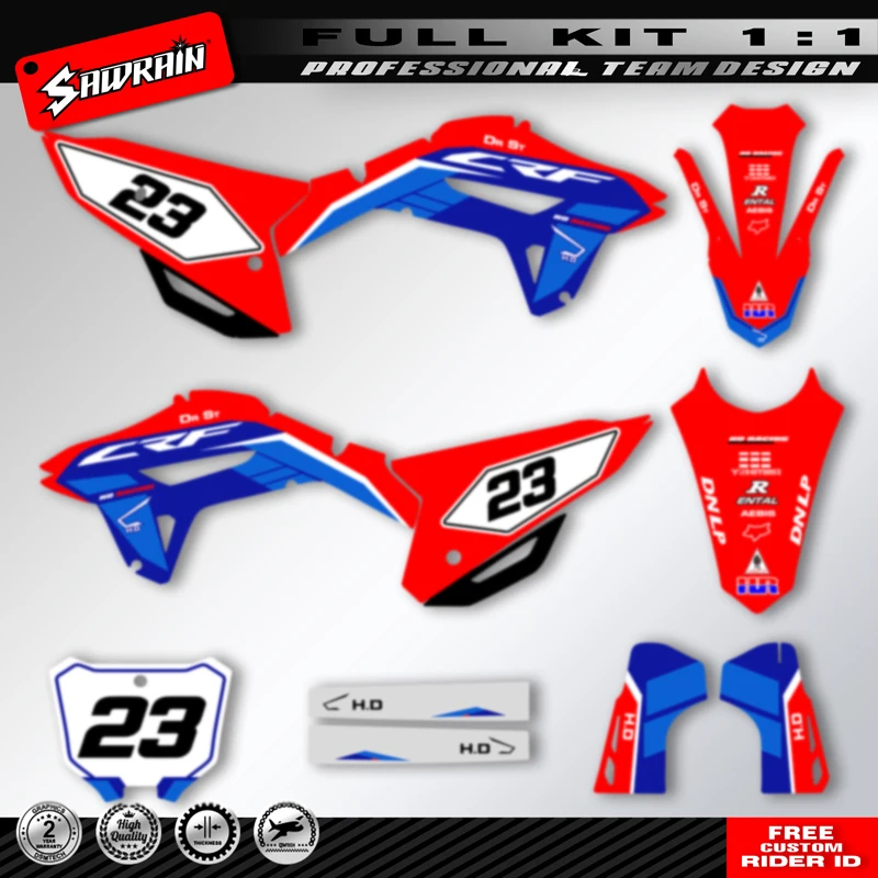 Комплект индивидуальных графических наклеек Sawrain для Honda CRF450R CRF450 2021 2022 2023 CRF250R CRF250 2022 2023 2024
Комплект индивидуальных графических наклеек Sawrain для Honda CRF450R CRF450 2021 2022 2023 CRF250R CRF250 2022 2023 2024