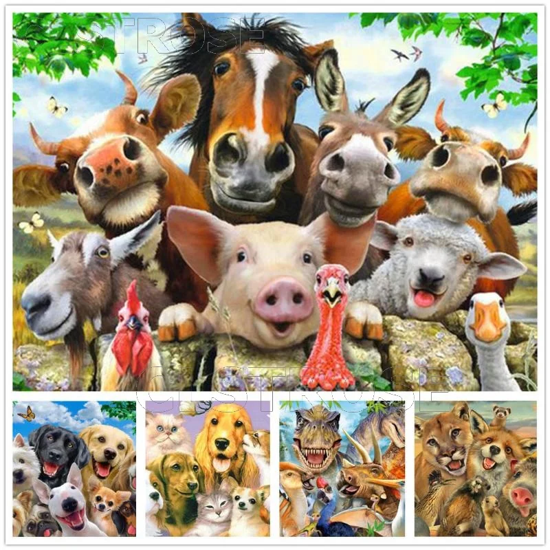 5D Diy Diamond Painting Dog Cross Stitch Kit Full Drill Embroidery Mosaic Animals Art Picture with Rhinestones Home Decor Gifts
5D Diy Diamond Painting Dog Cross Stitch Kit Full Drill Embroidery Mosaic Animals Art Picture with Rhinestones Home Decor Gifts