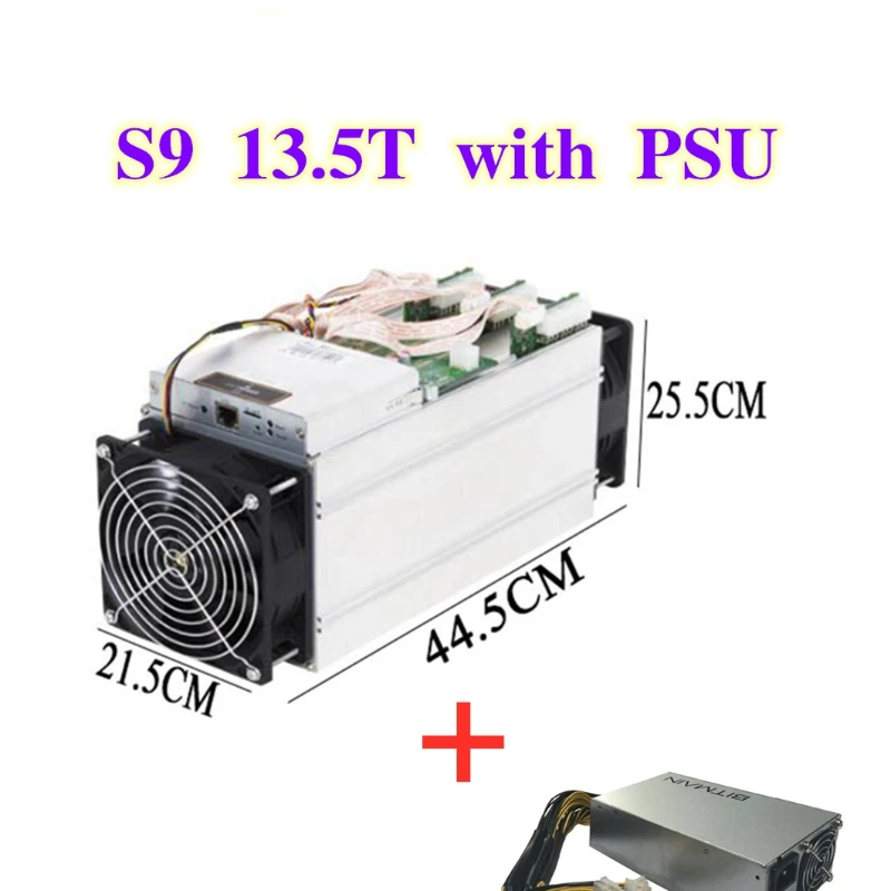Used Miner BITMAIN antminer S9 13.5T with PSU Bitcoin Miner Asic S9 14T 13T Miner Work BCC btc pcc sha256 16nm Btc Miner
Used Miner BITMAIN antminer S9 13.5T with PSU Bitcoin Miner Asic S9 14T 13T Miner Work BCC btc pcc sha256 16nm Btc Miner