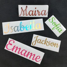 Personalized Custom Name Wall Stickers For Car/Door Window Custom Name Kids Room Bedroom Home Decoration Mural Wall Decals