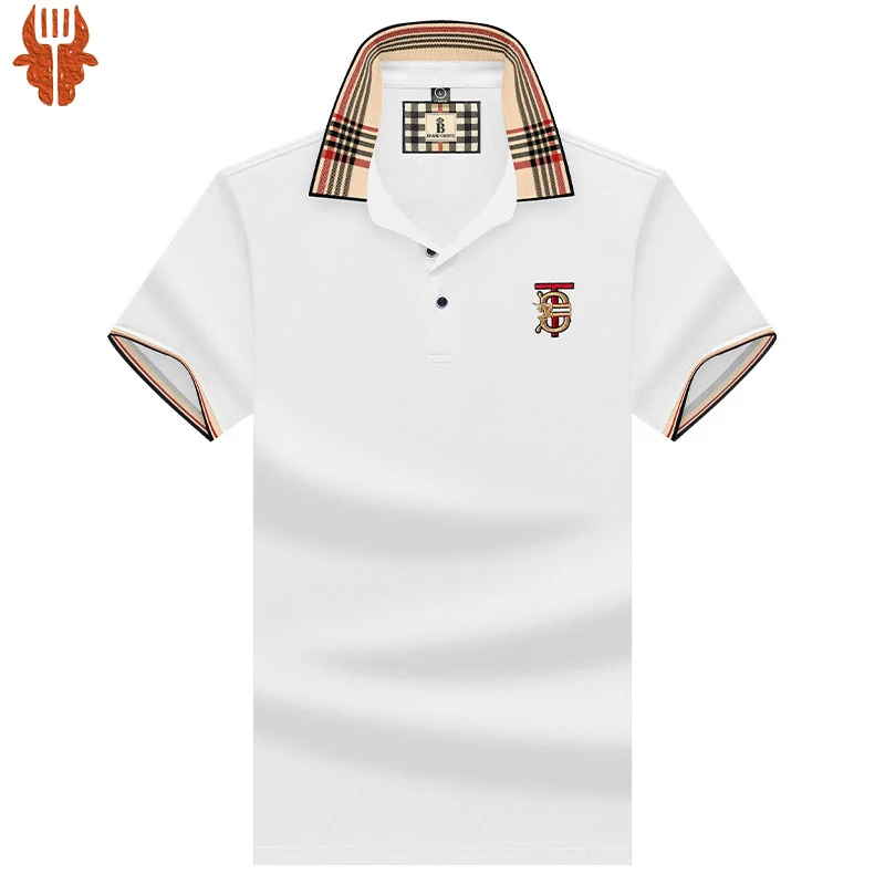 White Simple Design Polo Solid Color Casual Business Men's Polo Short Sleeve Breathable Comfortable
White Simple Design Polo Solid Color Casual Business Men's Polo Short Sleeve Breathable Comfortable