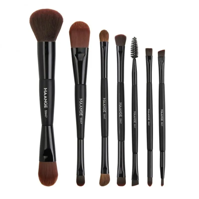 

7Pcs Double Head Makeup Brushes Set Cosmetics Foundation Blush Powder Eyeshadow Concealer Blending Make Up Brush Beauty Tools