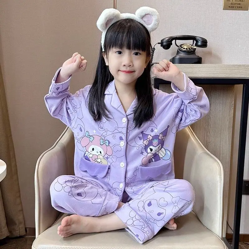 Sanrio Kawaii My Melody аниме детская весенне-осенняя Пижама кардиган милый Коричный мультяшный комфорт Домашняя одежда подарки для девочек
Sanrio Kawaii My Melody аниме детская весенне-осенняя Пижама кардиган милый Коричный мультяшный комфорт Домашняя одежда подарки для девочек