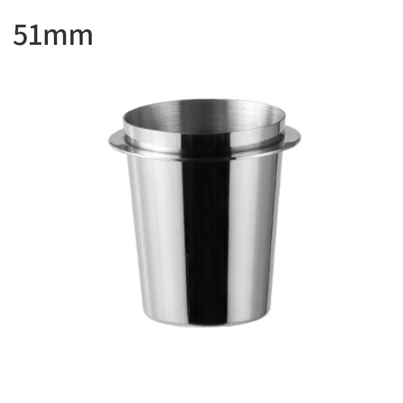 1PC Stainless Steel Coffee Dosing Cup Sniffing Mug 51/53/58mm Offee Dosing Cup Powder Feeder Part Suit For Espresso Machine
1PC Stainless Steel Coffee Dosing Cup Sniffing Mug 51/53/58mm Offee Dosing Cup Powder Feeder Part Suit For Espresso Machine
