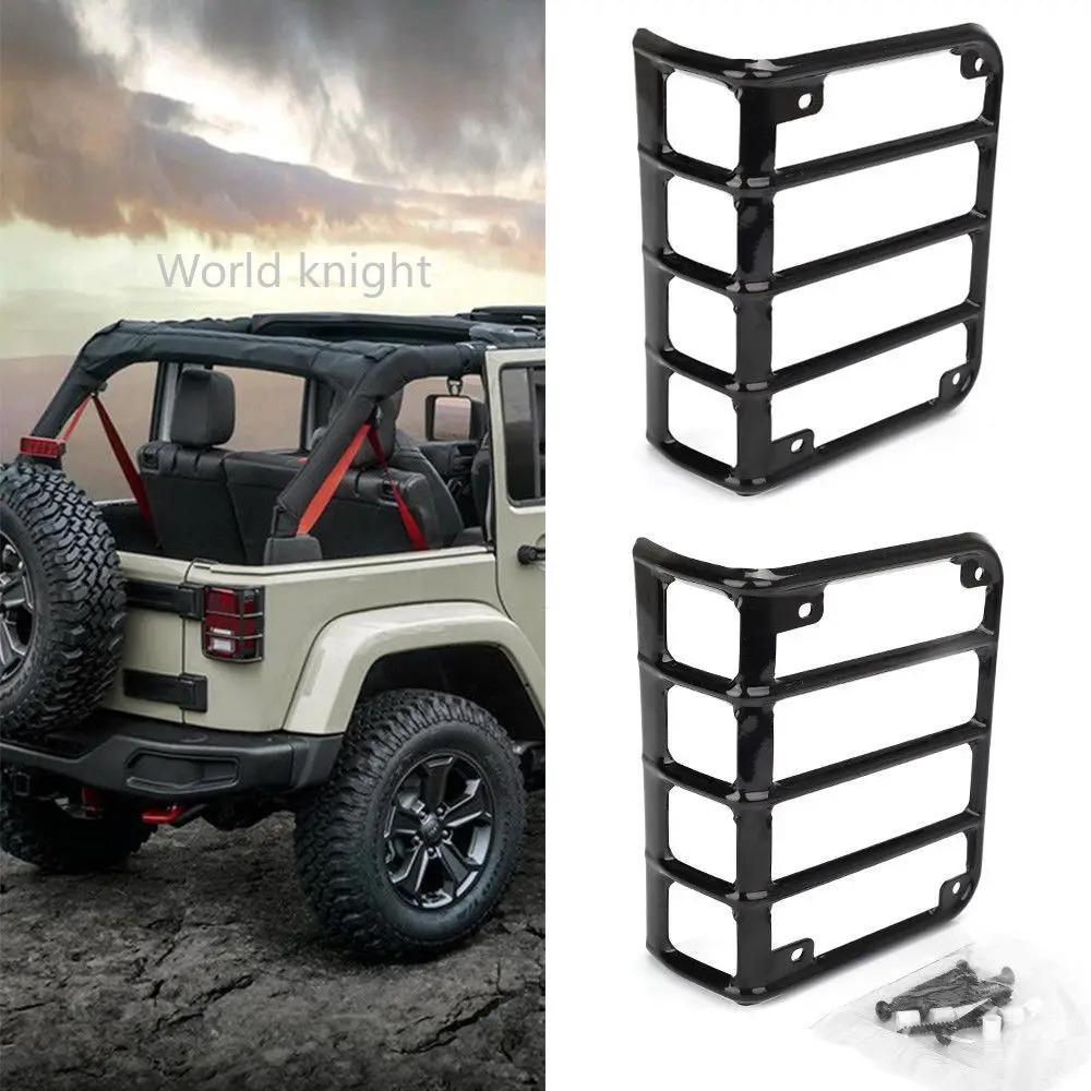 Pair Matte Black Rear Euro Tail Light Guard Cover Protector 2007-2016 for Jeep Wrangler JK Unlimited auto products Lantsun
Pair Matte Black Rear Euro Tail Light Guard Cover Protector 2007-2016 for Jeep Wrangler JK Unlimited auto products Lantsun