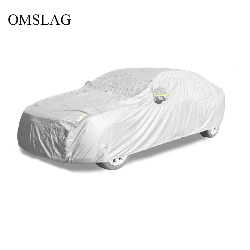 OMSLAG Car Covers Sun Dust UV Waterproof Protection Outdoor Auto Full Covers Silver Reflective Stripe for SUV Sedan
OMSLAG Car Covers Sun Dust UV Waterproof Protection Outdoor Auto Full Covers Silver Reflective Stripe for SUV Sedan