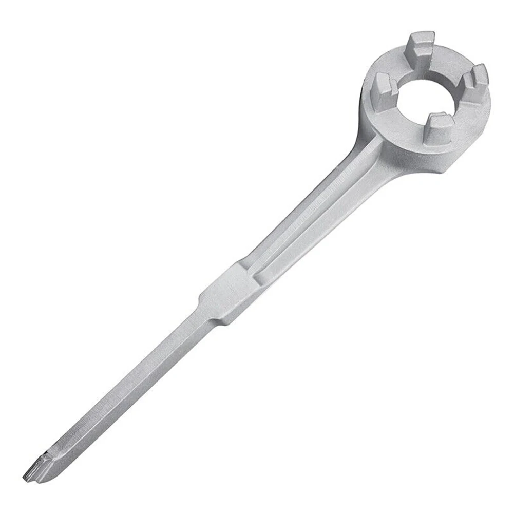 1pc Oil Drum Wrench 26.5*5.6*4.6cm Aluminum Barrel Opener Plug Wrench Drum Wrench Oil Barrel Cap Wrench Barrel Opener
1pc Oil Drum Wrench 26.5*5.6*4.6cm Aluminum Barrel Opener Plug Wrench Drum Wrench Oil Barrel Cap Wrench Barrel Opener