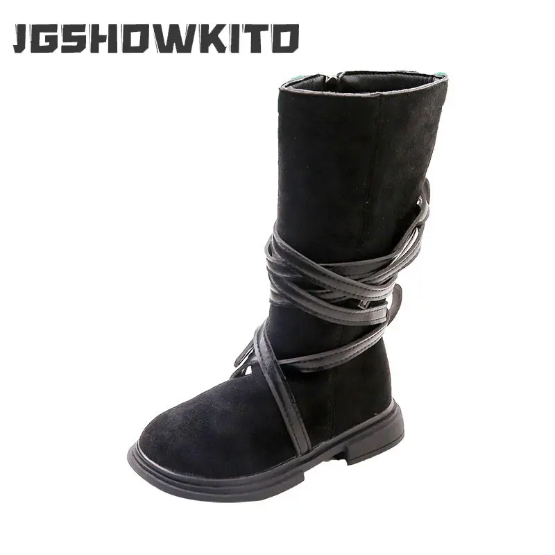 Personality Winding Belt Knight Boots Children's High Tube 2022 Autumn New Western Cowboy Retro Boots for Girls Casual Fashion
Personality Winding Belt Knight Boots Children's High Tube 2022 Autumn New Western Cowboy Retro Boots for Girls Casual Fashion