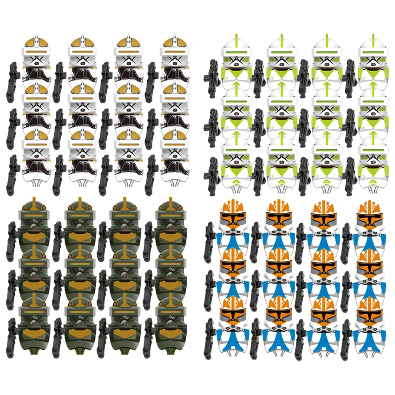 13pcs/lot Disney Clone Troopers Mini Star Building Block Figures Wars Storm Soldiers Military Assembled Toys For Children Gift
13pcs/lot Disney Clone Troopers Mini Star Building Block Figures Wars Storm Soldiers Military Assembled Toys For Children Gift