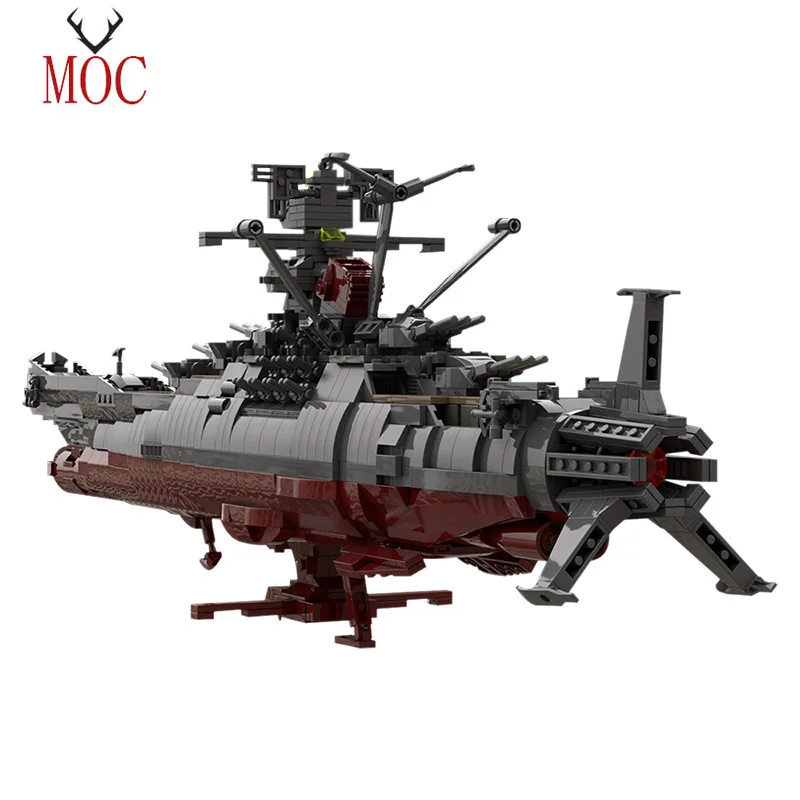 MOC Battleship Yamato Ship Bismarck Cruiser Destoryer Model Modular Building Blocks Bricks Decoration Toy for Kid Christmas Gift
MOC Battleship Yamato Ship Bismarck Cruiser Destoryer Model Modular Building Blocks Bricks Decoration Toy for Kid Christmas Gift