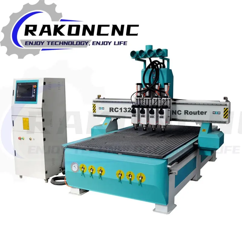 

Full Automatic Cheap ATC CNC Router With Loading&Amp;Unloading Machine CNC Furniture Production Line For Sale 1325 CNC Engraving