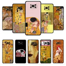 Fundas For Xiaomi POCO X3 NFC 9T M4 Pro 5G X4 M3 11T F4 GT 10T F3 MI 11 lite Phone Case Kiss by Gustav Klimt