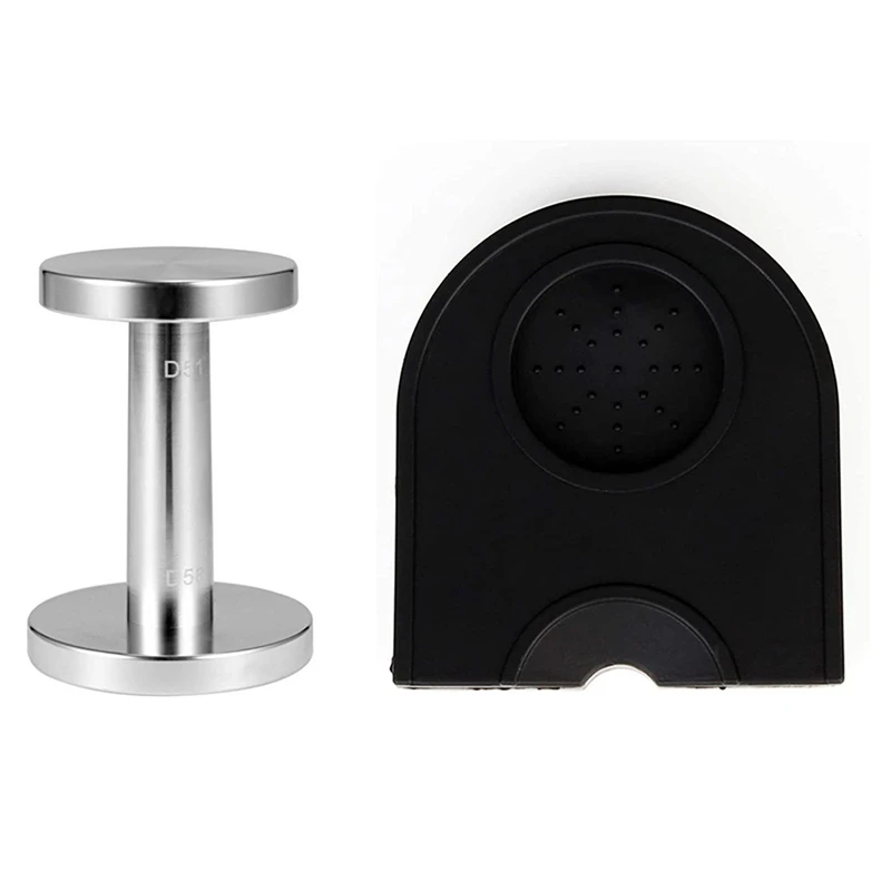 51Mm And 58Mm Dual-Sided Tamper And Tamper Mat Set For Espresso Portafilter Machine
51Mm And 58Mm Dual-Sided Tamper And Tamper Mat Set For Espresso Portafilter Machine