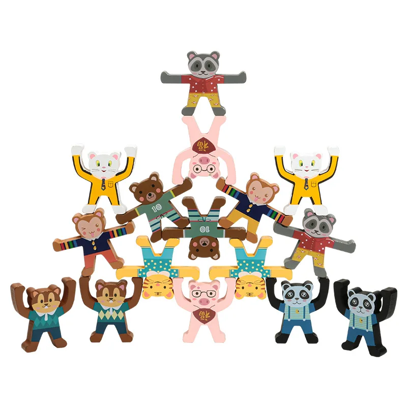 Деревянные наборы для укладки баланса животные Геркулес строительный блок головоломка настольная игра Монтессори Обучающие игрушки набор
Деревянные наборы для укладки баланса животные Геркулес строительный блок головоломка настольная игра Монтессори Обучающие игрушки набор