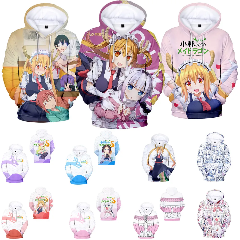 2022 New Anime Hoodie Cosplay Miss Kobayashi's Dragon Maid Hooded Tops Autumn Winter Long Sleeve Sweatshirt Unisex Streetwear
2022 New Anime Hoodie Cosplay Miss Kobayashi's Dragon Maid Hooded Tops Autumn Winter Long Sleeve Sweatshirt Unisex Streetwear