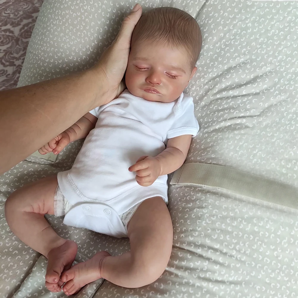 NPK 49CM Newborn Baby Lifelike Real Soft Touch High Quality Collectible Art Reborn Doll with Hand-Drawing Hair LouLou Doll
NPK 49CM Newborn Baby Lifelike Real Soft Touch High Quality Collectible Art Reborn Doll with Hand-Drawing Hair LouLou Doll