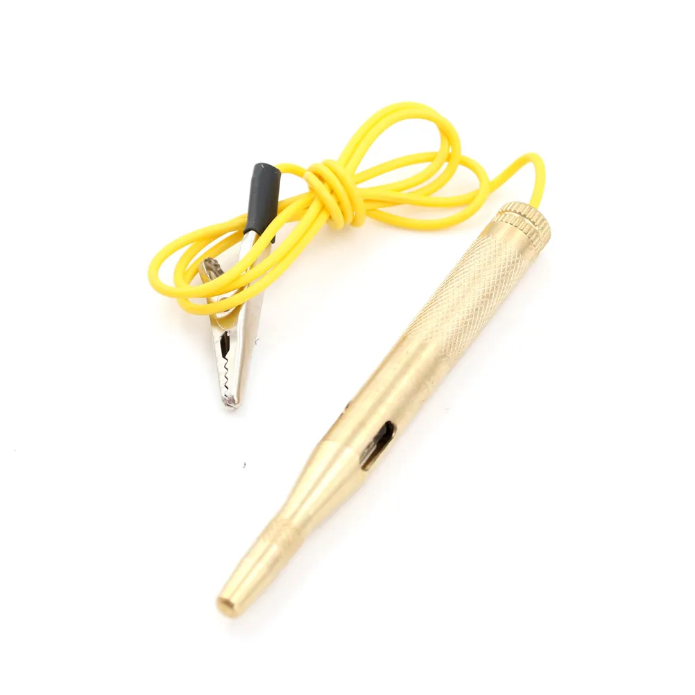 Diagnostic Tool DC 6V 12V 24V Copper Car Light Circuit Tester Lamp Voltage Test Pen Detector Probe Light System Test Probe Lamp
Diagnostic Tool DC 6V 12V 24V Copper Car Light Circuit Tester Lamp Voltage Test Pen Detector Probe Light System Test Probe Lamp