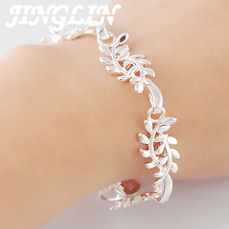 JINGLIN Hot Sale 925 Sterling Silver Fish Bones Charm Bracelets for Women Girl Fine Jewelry
JINGLIN Hot Sale 925 Sterling Silver Fish Bones Charm Bracelets for Women Girl Fine Jewelry