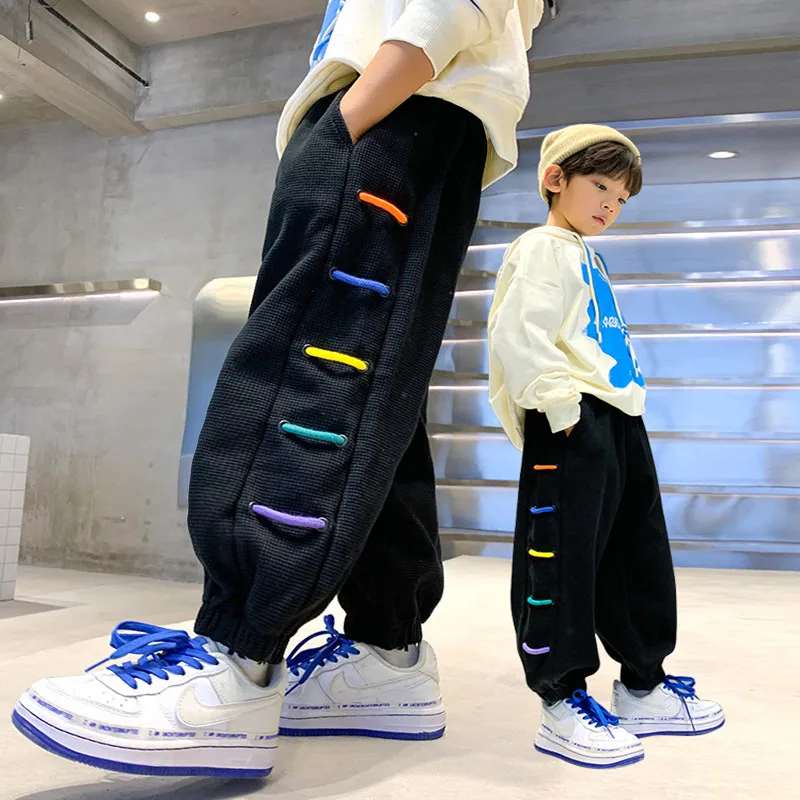 New 2022 Spring Autumn Kids Casual Elastic Waist Pants Fashion Cotton Corduroy Trousers Baby Boys Pants Children's Clothing B26
New 2022 Spring Autumn Kids Casual Elastic Waist Pants Fashion Cotton Corduroy Trousers Baby Boys Pants Children's Clothing B26