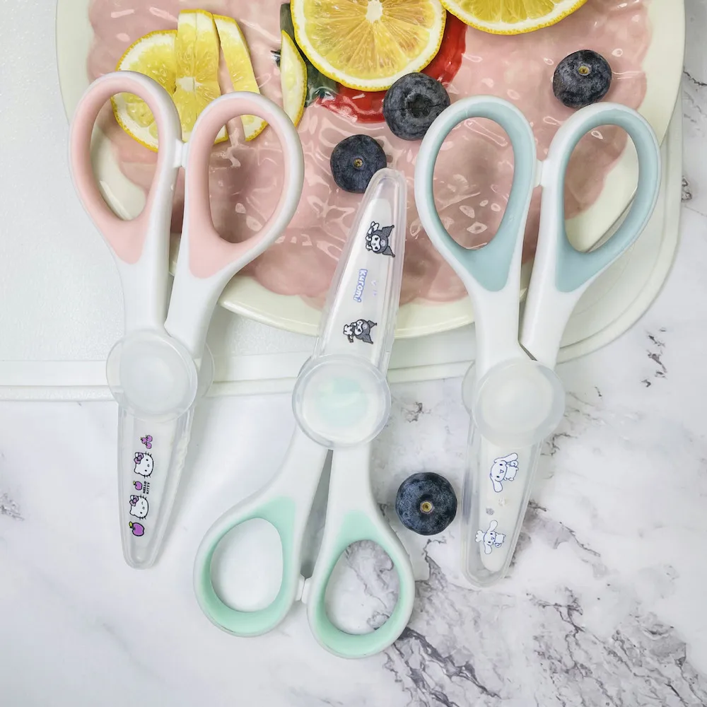 Sanrio Hello Kitty Kuromi Cinnamoroll Ceramic Scissors Infant Feeding Aid Portable Scissors Kawaii Baby Supplies Baby Tableware
Sanrio Hello Kitty Kuromi Cinnamoroll Ceramic Scissors Infant Feeding Aid Portable Scissors Kawaii Baby Supplies Baby Tableware