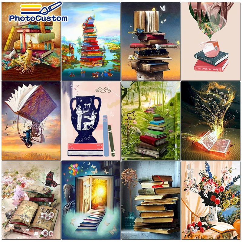 PhotoCustom DIY Picture By Number Book Landscape Oil Painting By Numbers On Canvas Digital Painting Frameless Number Paintings
PhotoCustom DIY Picture By Number Book Landscape Oil Painting By Numbers On Canvas Digital Painting Frameless Number Paintings