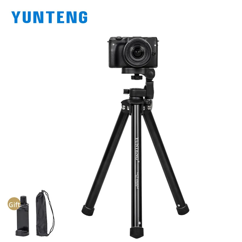 Портативный штатив YUNTENG, держатель для смартфонов и беззеркальных камер Canon Sony
Портативный штатив YUNTENG, держатель для смартфонов и беззеркальных камер Canon Sony