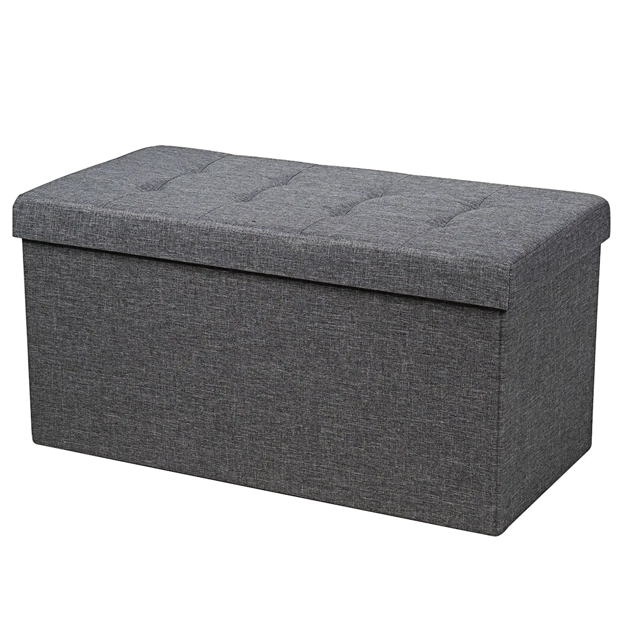 31.5''Fabric Foldable Storage Ottoman Toy Chest W/Removable Storage Bin Dark Grey
31.5''Fabric Foldable Storage Ottoman Toy Chest W/Removable Storage Bin Dark Grey