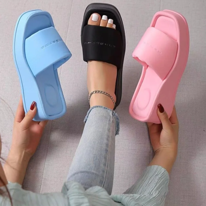 New Skull Open Toe Platform Sandals Plus Size Wedge Beach Metal Women Slippers Ladies Shoes
New Skull Open Toe Platform Sandals Plus Size Wedge Beach Metal Women Slippers Ladies Shoes