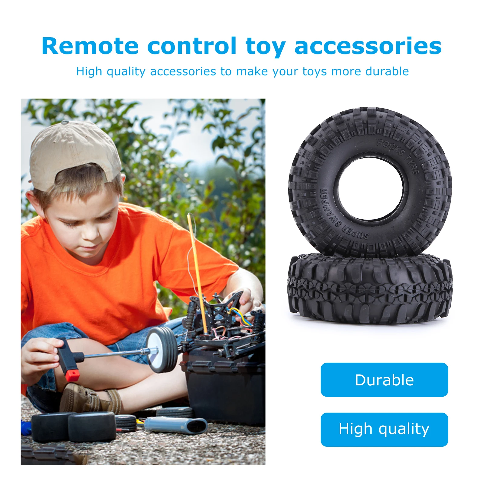 AUSTAR AX-4020 4pcs 108mm Rubber Wheel Tires Tyre for 1/10 RC Crawler Axial SCX10 90046 SCX10 III
AUSTAR AX-4020 4pcs 108mm Rubber Wheel Tires Tyre for 1/10 RC Crawler Axial SCX10 90046 SCX10 III