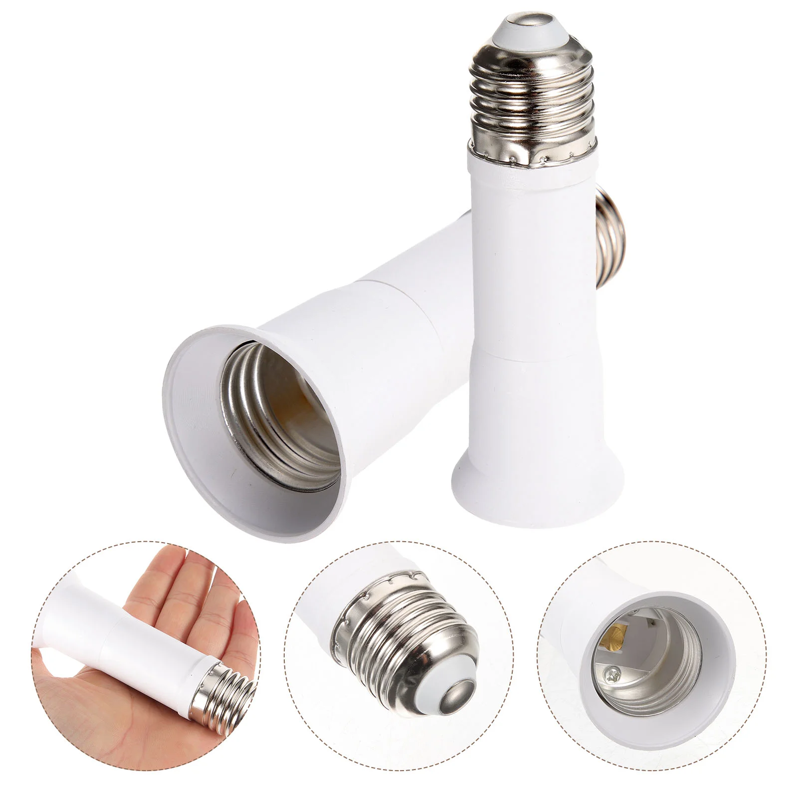 2 Pcs E27 Retractable Lamp Head Socket Lighting Supply Edison Bulbs Extender Telescopic
2 Pcs E27 Retractable Lamp Head Socket Lighting Supply Edison Bulbs Extender Telescopic