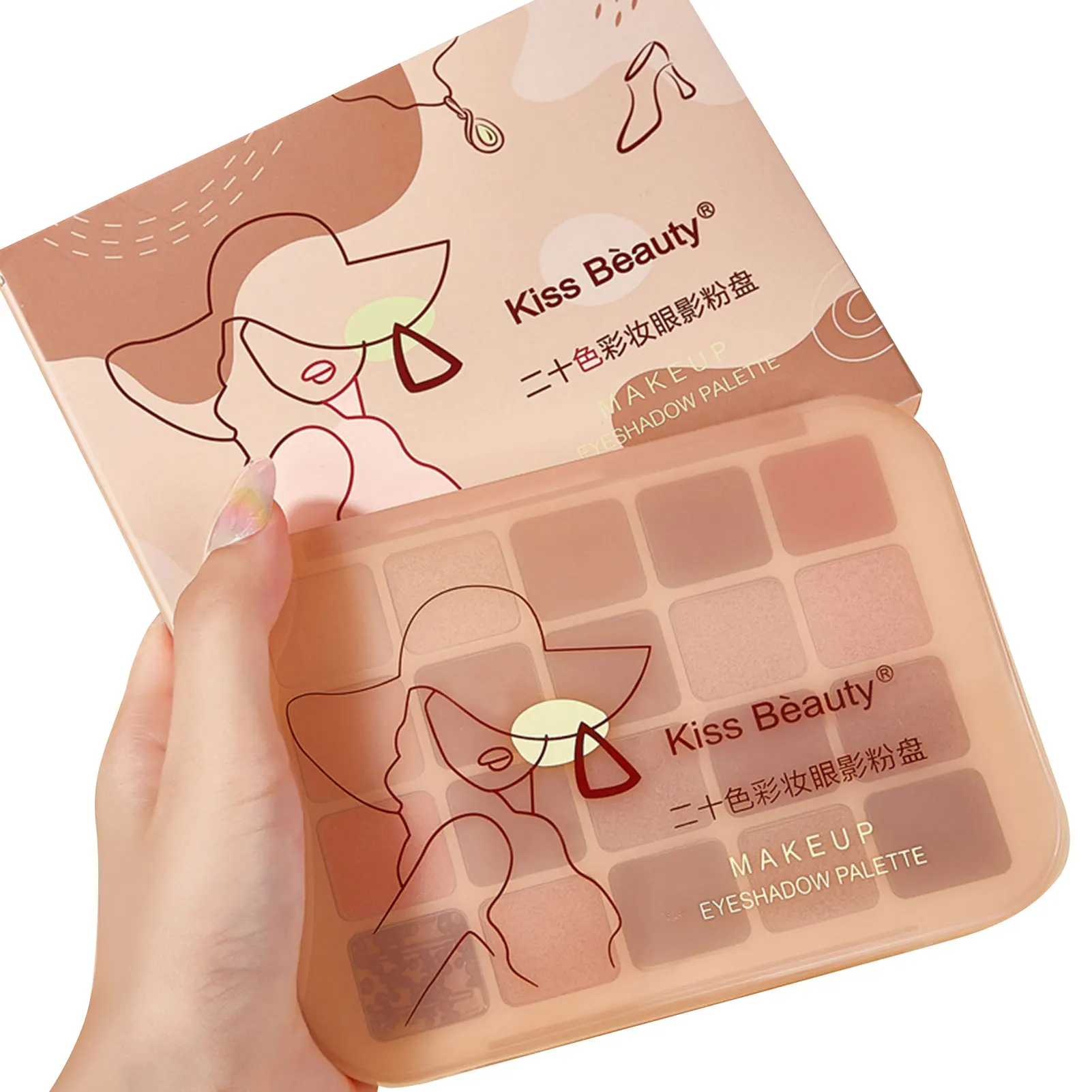 20 Colors Neutral Eyeshadow Makeup Palette Matte and Shimmer Eye Makeup Palette Waterproof and Long-Lasting High Pigmented Nudes
20 Colors Neutral Eyeshadow Makeup Palette Matte and Shimmer Eye Makeup Palette Waterproof and Long-Lasting High Pigmented Nudes