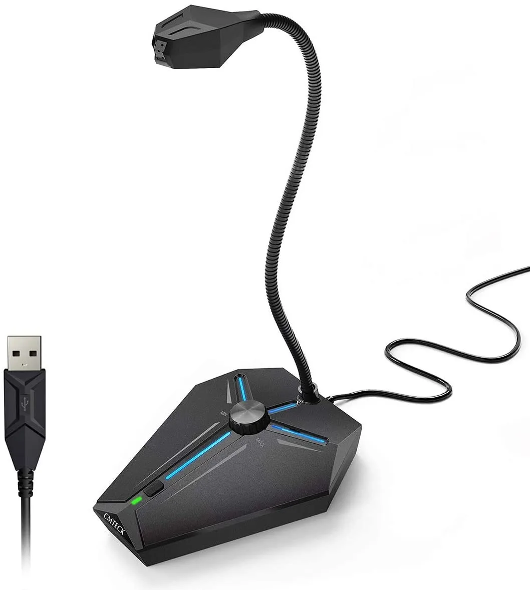 USB-микрофон со светодиодной кнопкой отключения звука, подключи и играй, настольный всенаправленный микрофон для ПК и ноутбука, для YouTube, Skype, ...
USB-микрофон со светодиодной кнопкой отключения звука, подключи и играй, настольный всенаправленный микрофон для ПК и ноутбука, для YouTube, Skype, ...