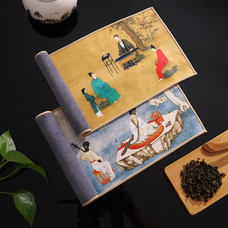 30*16cm Dishcloth Tea Towel Napkins Kitchen Accessories Dish Cloths Coffee Tables Ceremony Kongfu Tea Set Tableware Teaware 
30*16cm Dishcloth Tea Towel Napkins Kitchen Accessories Dish Cloths Coffee Tables Ceremony Kongfu Tea Set Tableware Teaware