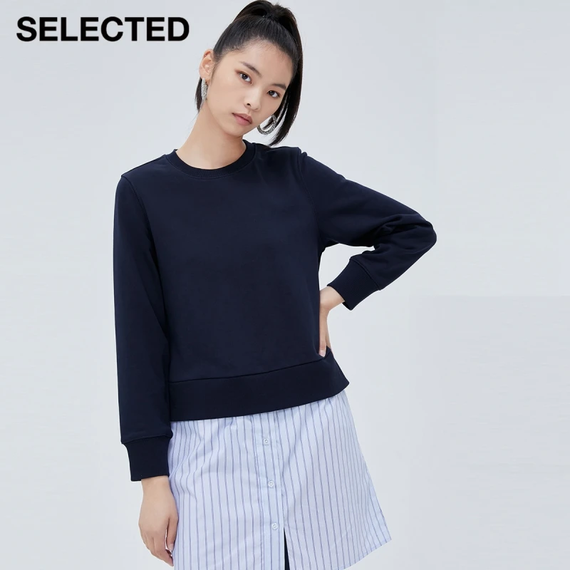SELECTED Women'S New College Style Pure Cotton Fake Two Piece Sweater Dress S|421461001
SELECTED Women'S New College Style Pure Cotton Fake Two Piece Sweater Dress S|421461001