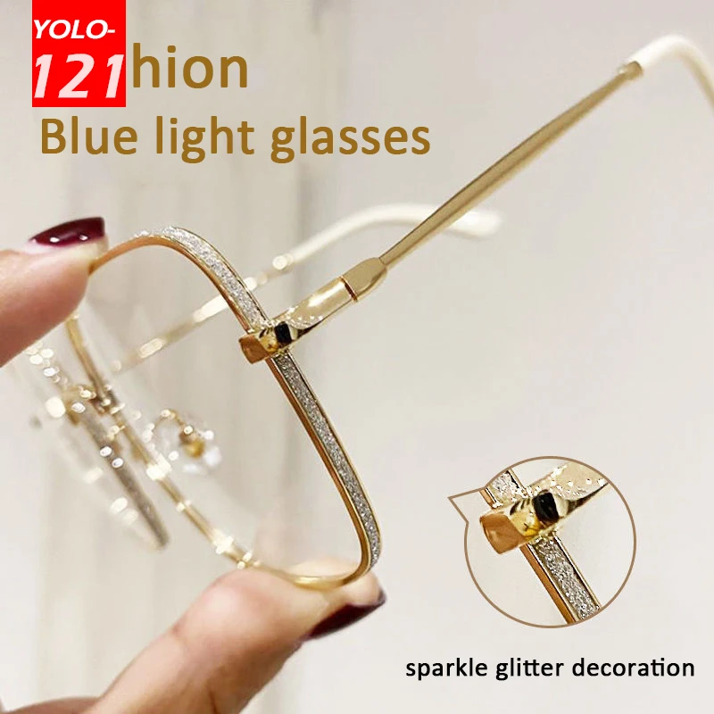 Женские и мужские очки с защитой от синего света, роскошные брендовые дизайнерские очки в металлической оправе, модные квадратные очки
Женские и мужские очки с защитой от синего света, роскошные брендовые дизайнерские очки в металлической оправе, модные квадратные очки