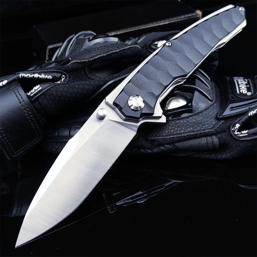 NEW Pocket D2 Steel Blade EDC Folding Knife G10 Handle High Hardness Outdoor Tactical Survival Knives Camping Hunting Sharp Tool
NEW Pocket D2 Steel Blade EDC Folding Knife G10 Handle High Hardness Outdoor Tactical Survival Knives Camping Hunting Sharp Tool