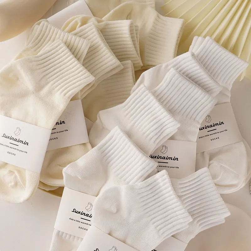 1 пара, женские носки-трубы из чистого хлопка, весна-осень, однотонные Полосатые чулки, универсальные Повседневные носки в стиле Харадзюку
1 пара, женские носки-трубы из чистого хлопка, весна-осень, однотонные Полосатые чулки, универсальные Повседневные носки в стиле Харадзюку