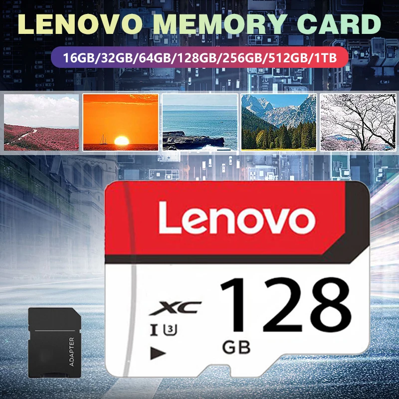Флэш-карта памяти Lenovo Class 10, высокоскоростная флэш-карта Micro TF, флэш-карта памяти Mini SD/TF, объем памяти-1 ТБ, 512 ГБ, 256 ГБ, 128 ГБ, 64 ГБ
Флэш-карта памяти Lenovo Class 10, высокоскоростная флэш-карта Micro TF, флэш-карта памяти Mini SD/TF, объем памяти-1 ТБ, 512 ГБ, 256 ГБ, 128 ГБ, 64 ГБ