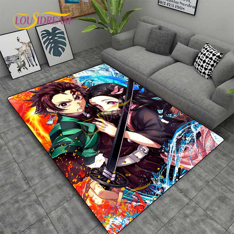 Square Rug Demon Slayer Kitchen Mat Bedroom Door Rug Japan cartoon Living Room carpet children play Soft mat
Square Rug Demon Slayer Kitchen Mat Bedroom Door Rug Japan cartoon Living Room carpet children play Soft mat