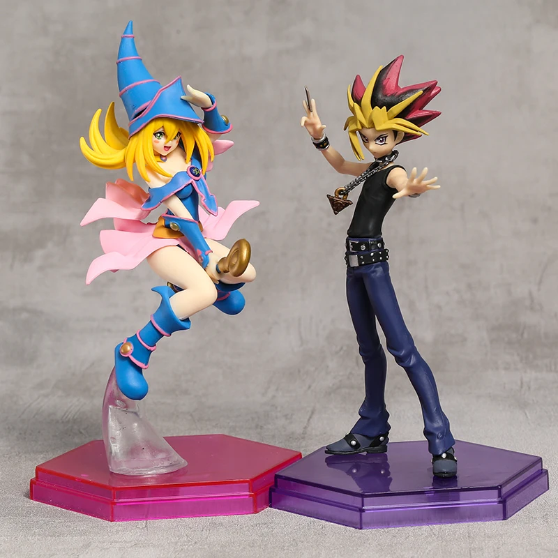 

Yu-Gi-Oh! Duel Monsters Yami Yugi Black Magician Girl Mana PVC Figure Collectible Model Toy Birthday Gift Doll