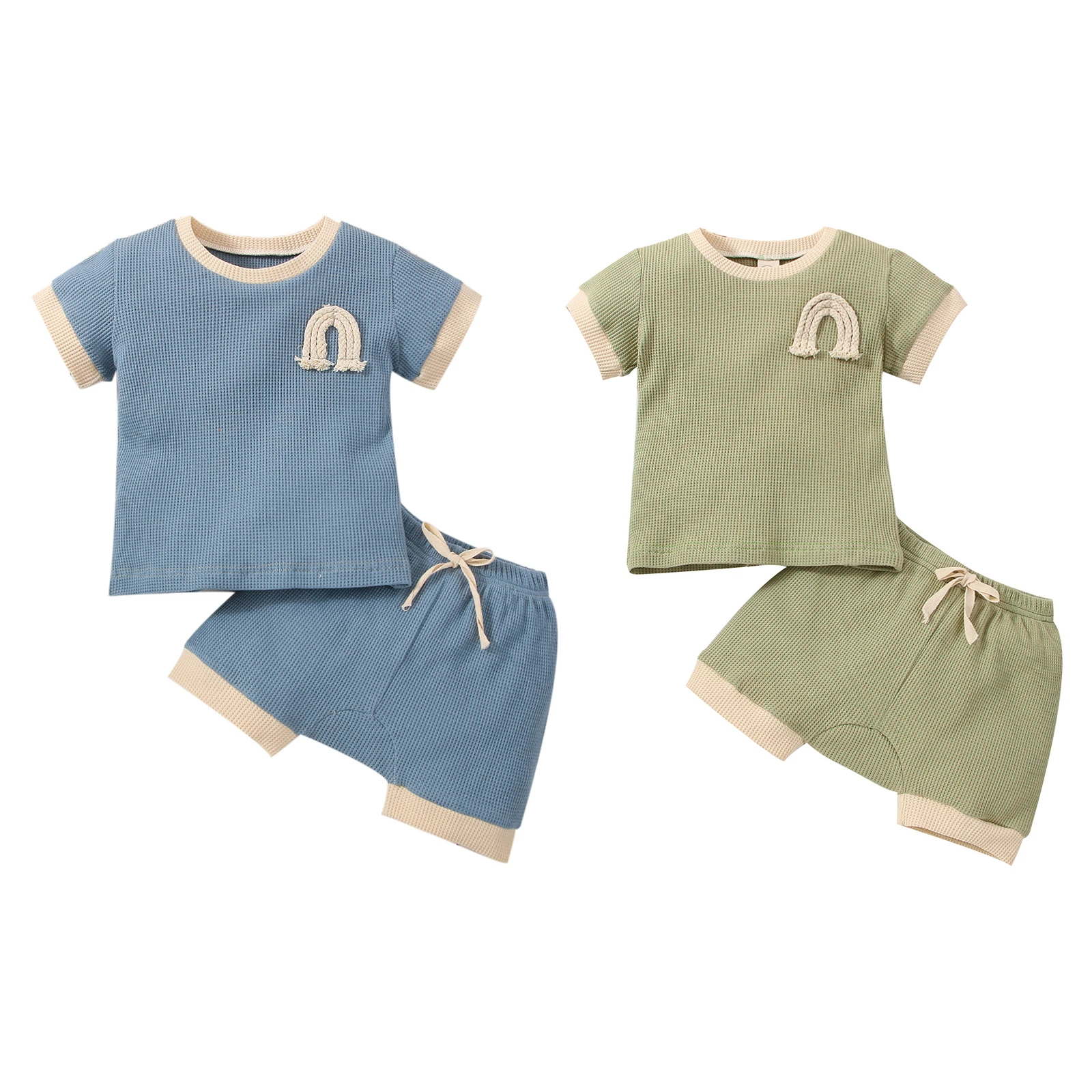 Pudcoco 2Pcs Baby Boys Girls Outfit Set Toddlers Summer Short Sleeve Tops + Shorts Casual Set For 0-24Months 
Pudcoco 2Pcs Baby Boys Girls Outfit Set Toddlers Summer Short Sleeve Tops + Shorts Casual Set For 0-24Months