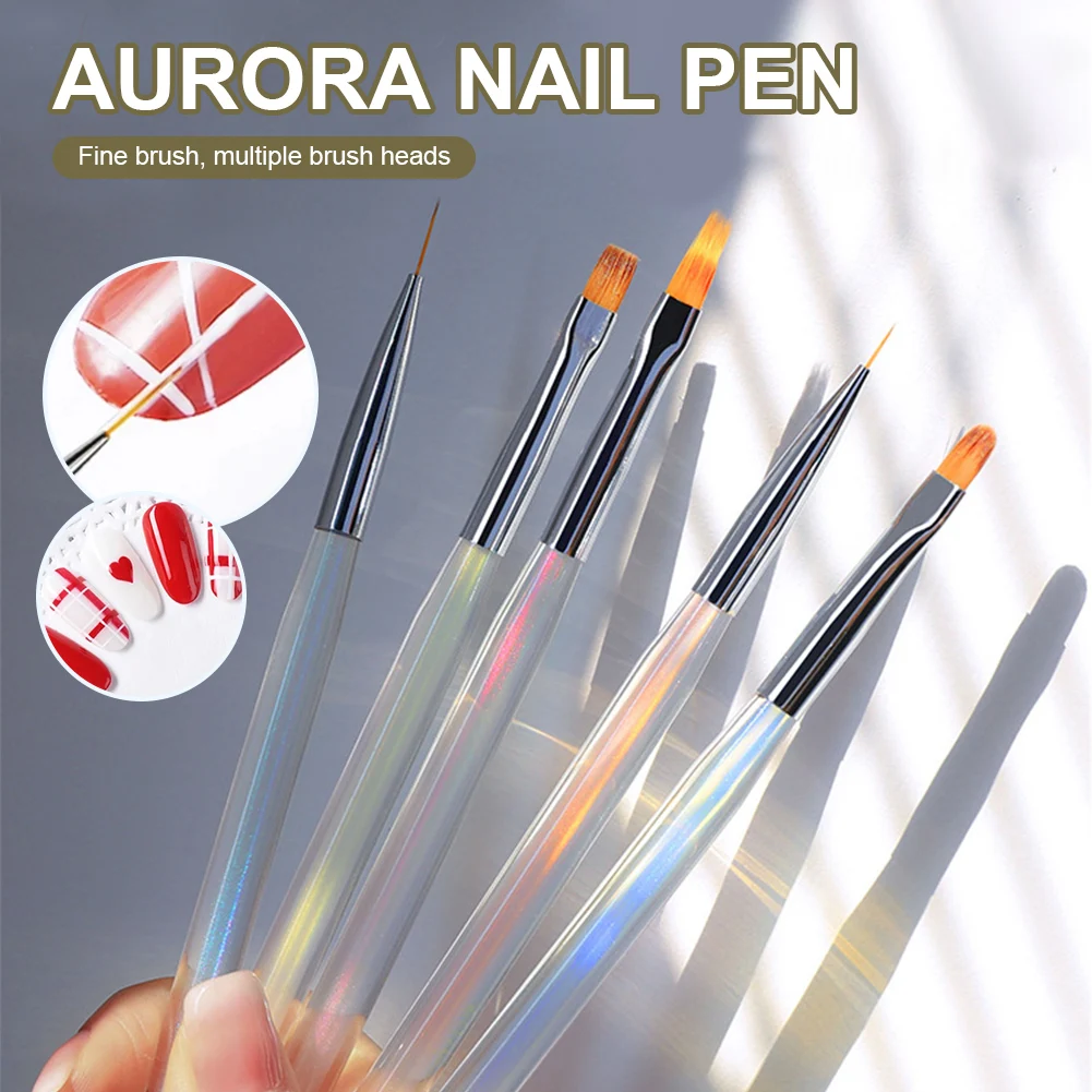 Professional Nail Art Brush Painting Drawing Carving Dotting Pen Acrylic Handle Soft Bristles Gel Polish Liner Pen Manicure Tool
Professional Nail Art Brush Painting Drawing Carving Dotting Pen Acrylic Handle Soft Bristles Gel Polish Liner Pen Manicure Tool