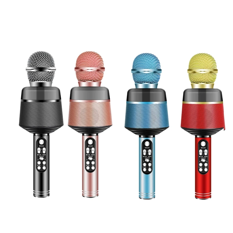 Wireless Karaoke Microphone Portable Bluetooth Microphone With LED Children's Gift Suitable For Party Singing
Wireless Karaoke Microphone Portable Bluetooth Microphone With LED Children's Gift Suitable For Party Singing